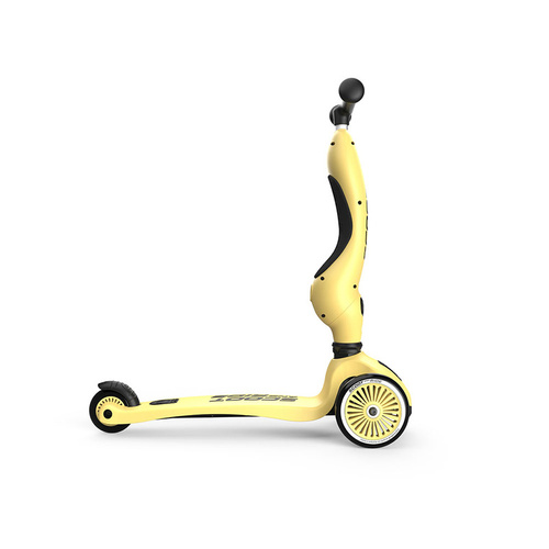 SCOOTANDRIDE - Highwaykick 2in1 Ride and scooter 1-5 years Lemon