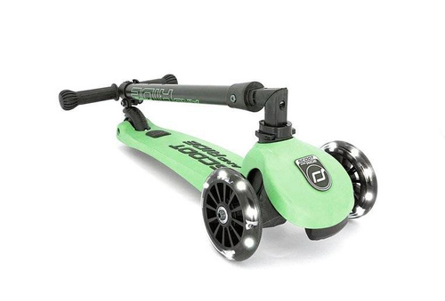 SCOOTANDRIDE - Highwaykick 3 LED - Folding scooter with light-up wheels 3+ Kiwi