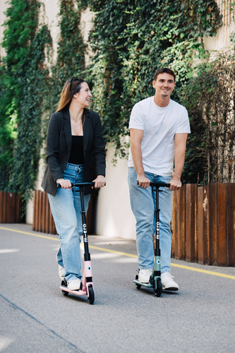 MICRO - scooter for children from 9 years and adults Sprite Suspension, pink