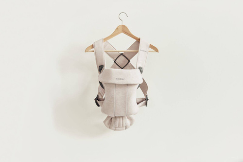 BABYBJÖRN - Baby Carrier MINI 3D Jersey, Light beige