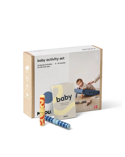 MODU - Baby Activity Set -  Deep Blue / Sky Blue
