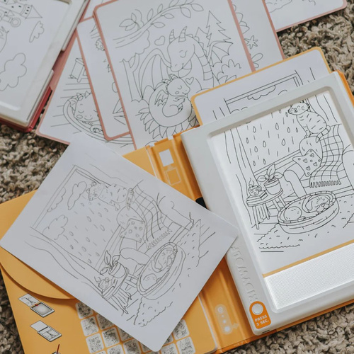 KIDYWOLF – refill set for KIDYDRAW-PAD 6+, Pets