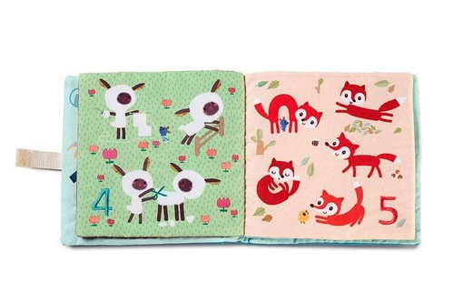 LILLIPUTIENS - Soft book for learning to count 1, 2, 3 ... 18 m +