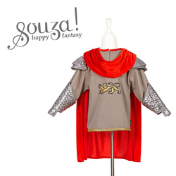 Souza! -  Kostium miękka zbroja z peleryną król Arthur 5-7 lat