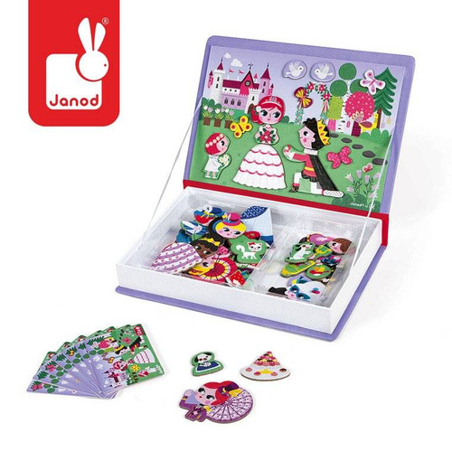 Janod - Magnetic Puzzle Princess Magnetibook collection 2018