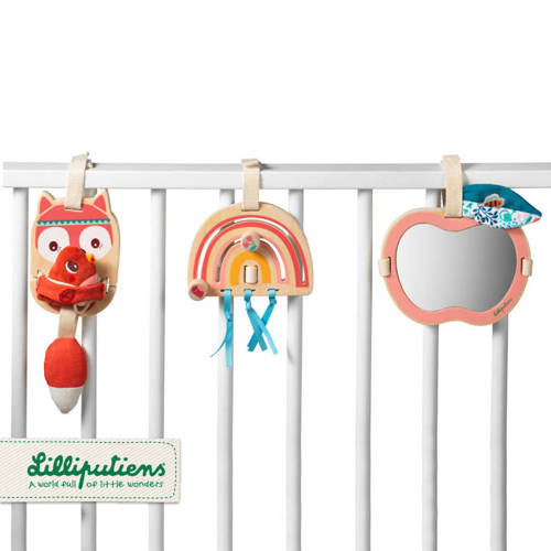 LILLIPUTIENS - A set of wooden hangers activating Alice the Fox 9 m +