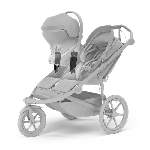 Thule Urban Glide 3 Double - Adapter do fotelika samochodowego do podwójnego wózka Maxi Cosi, BeSafe, Cybex, Nuna