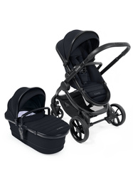 iCandy Peach 7 Pushchair and Carrycot Black - Complete Bundle
