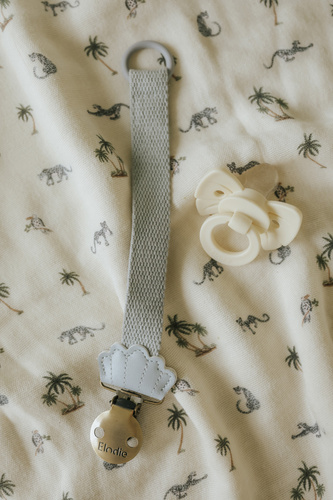 Elodie Details – pacifier clip, Sunrise Blue Scallop