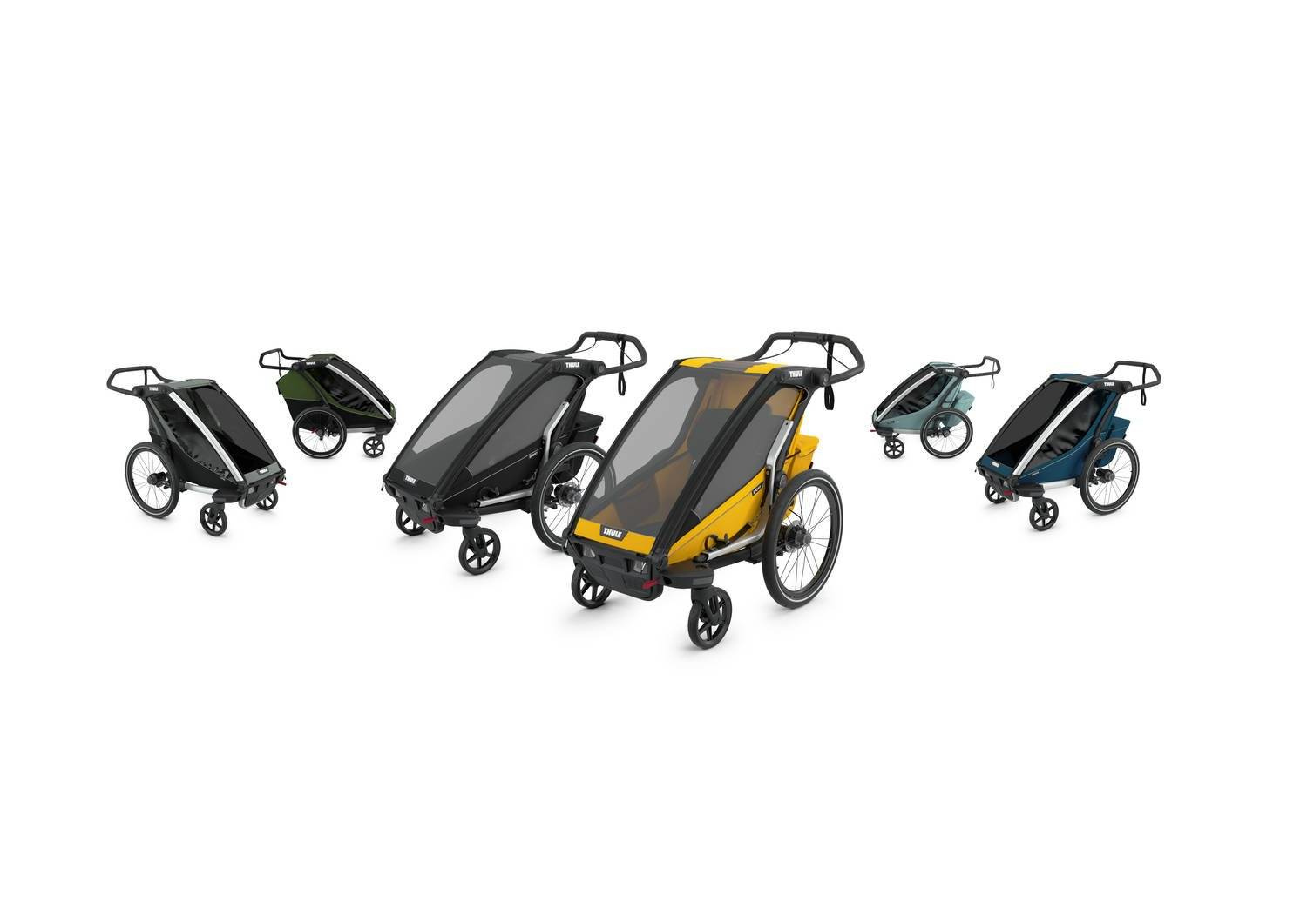 Thule Chariot Lite 2 Agave Black Scandinavian Baby