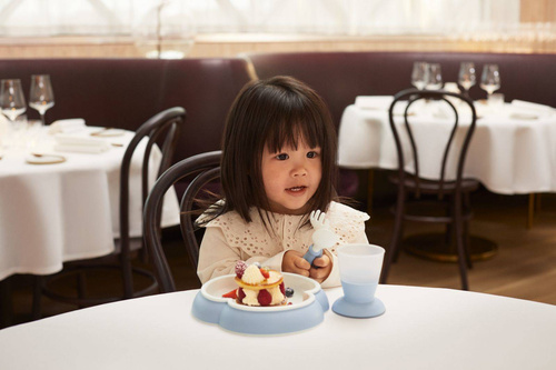 BABYBJORN - Baby Dinner Set - Powder Blue