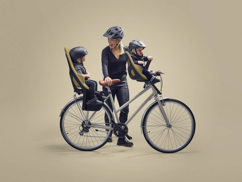 Bicycle seat - THULE Yepp Nexxt Maxi Mounted on the trunk - Fennel Tan