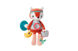 LILLIPUTIENS Multifunctional suction cup cuddly toy Fox Alice 6 m+