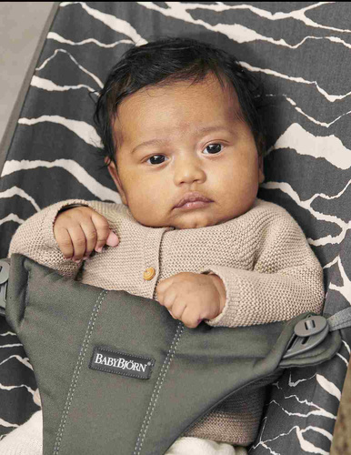 BABYBJÖRN - Bouncer Bliss, Anthracite/Landscape Print, Cotton