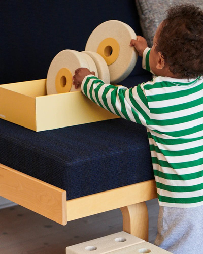 MODU - 3-in-1 Baby Walker - Sand Grey / Honey Yellow