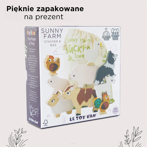 Le Toy Van – Wooden Farm Animal Figures