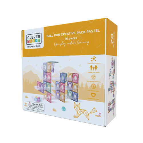 Ball Run Creative Pack Pastel -  70 Pieces