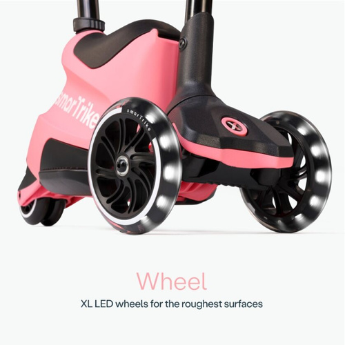 smarTrike - Xtend Scooter 4in1 + Ride-on - Salmon Pink