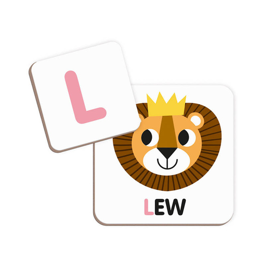 Janod - Magnetic jigsaw puzzle Polish Magnetibook Alphabet