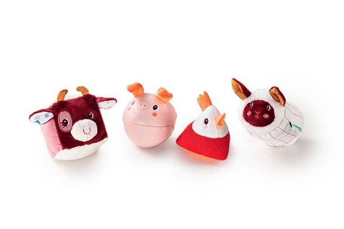 LILLIPUTIENS - A set of 4 soft blocks - Farma 6 m + multifunctional animals
