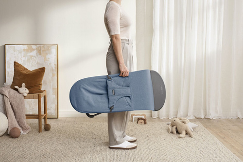 BABYBJÖRN - Bouncer BLISS Woven - Mélange, Blue