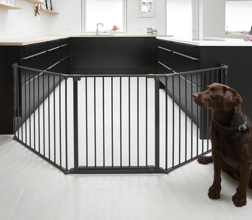 Baby Dan - Safety gate FLEX L, black