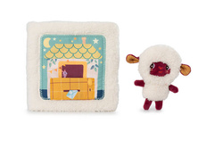 LILLIPUTIENS Activation book with a mini cuddly toy Goodnight Sheep Yvon 12 m+