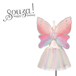 Souza! -  Kostium spódniczka i skrzydła elf Carlina 3-5 lat