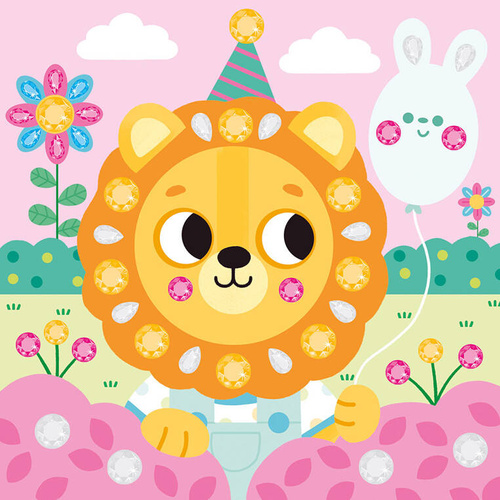 Janod - Large Rhinestones Creative Set My arts & crafts 3+