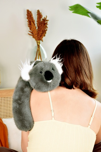 DOUDOU – Podcoll weighted plush koala by Histoire d'Ours, 50 cm, dark grey