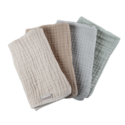 LEANDER - topper for changing mat MATTY™, 2-pack, grey/sage green