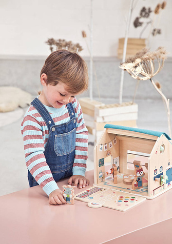 LILLIPUTIENS - wooden toy My first school 3 +