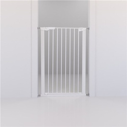 DogSpace - Bonnie Extra Tall Pressure Fitted Dog Gate, White (73.5-79.6cm)