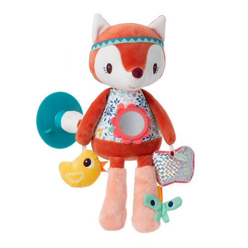 LILLIPUTIENS Multifunctional suction cup cuddly toy Fox Alice 6 m+