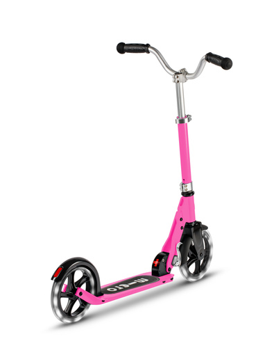 MICRO - two-wheeled scooter for children Cruiser LED, pink