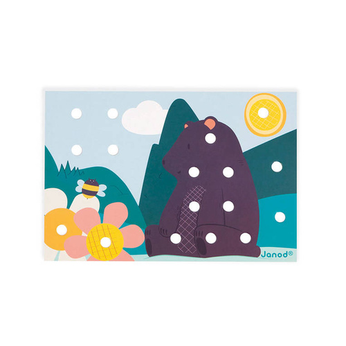 Janod - The first wooden mosaic 2+ puzzle