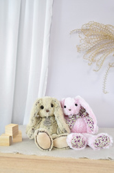 DOUDOU – plush rabbit Histoire d'Ours, 25 cm, beige