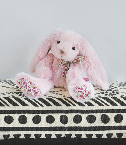 DOUDOU – plush rabbit Histoire d'Ours, 40 cm, pink