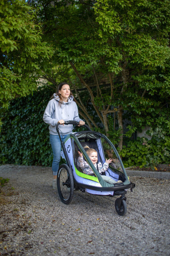 Hamax - Bike trailer for kids  BREEZE ONE - White/green