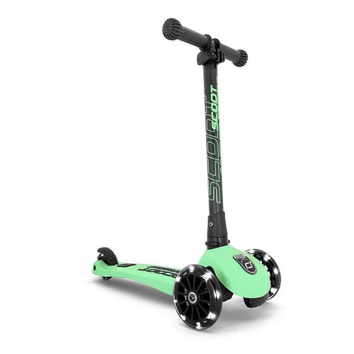 SCOOTANDRIDE - Highwaykick 3 LED - Folding scooter with light-up wheels 3+ Kiwi