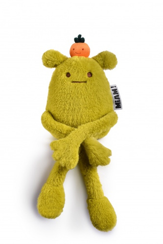 DOUDOU - MIAM! Laurent Jade, 40 cm, green orange