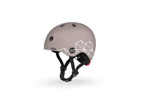 SCOOTANDRIDE - XXS-S helmet for children 1-5 years Brown Lines