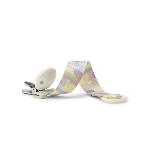 Elodie Details - Wood Pacifier Clip - Pastel Braids