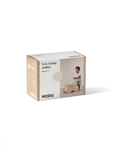 MODU - 3-in-1 Baby Walker - Sand Grey / Honey Yellow