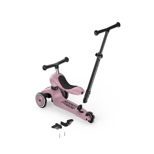 SCOOTANDRIDE - Highwaykick Push and Go 2in1 Ride and scooter 1-5 years Wildberry