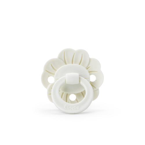 ELODIE DETAILS - Binky Bloom Newborn latex pacifier 0-6m, vanilla white