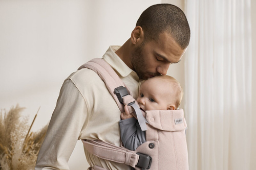 BABYBJORN - Baby Carrier Harmony, Woven, Light pink mélange
