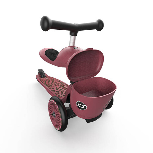 SCOOTANDRIDE - Highwaykick 1 Lifestyle 2in1 Ride-on and scooter with lockable storage 1-5 years Wildcat