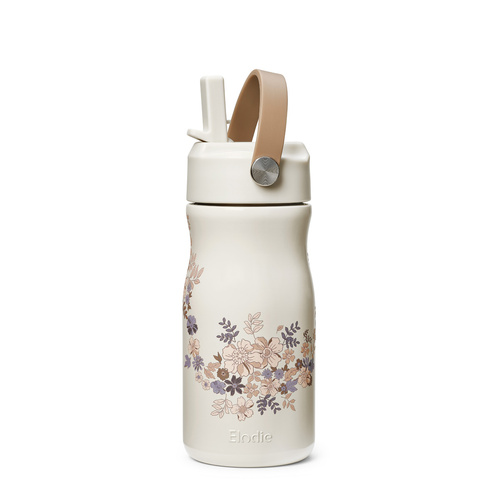 Elodie Details - backpacl MIDI + lunchbox large + thermal bottle, Blue Garden - SET