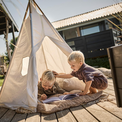 Leander Junior bedding, 100x140 cm, Woodland, Organic Cotton, Cappuccino